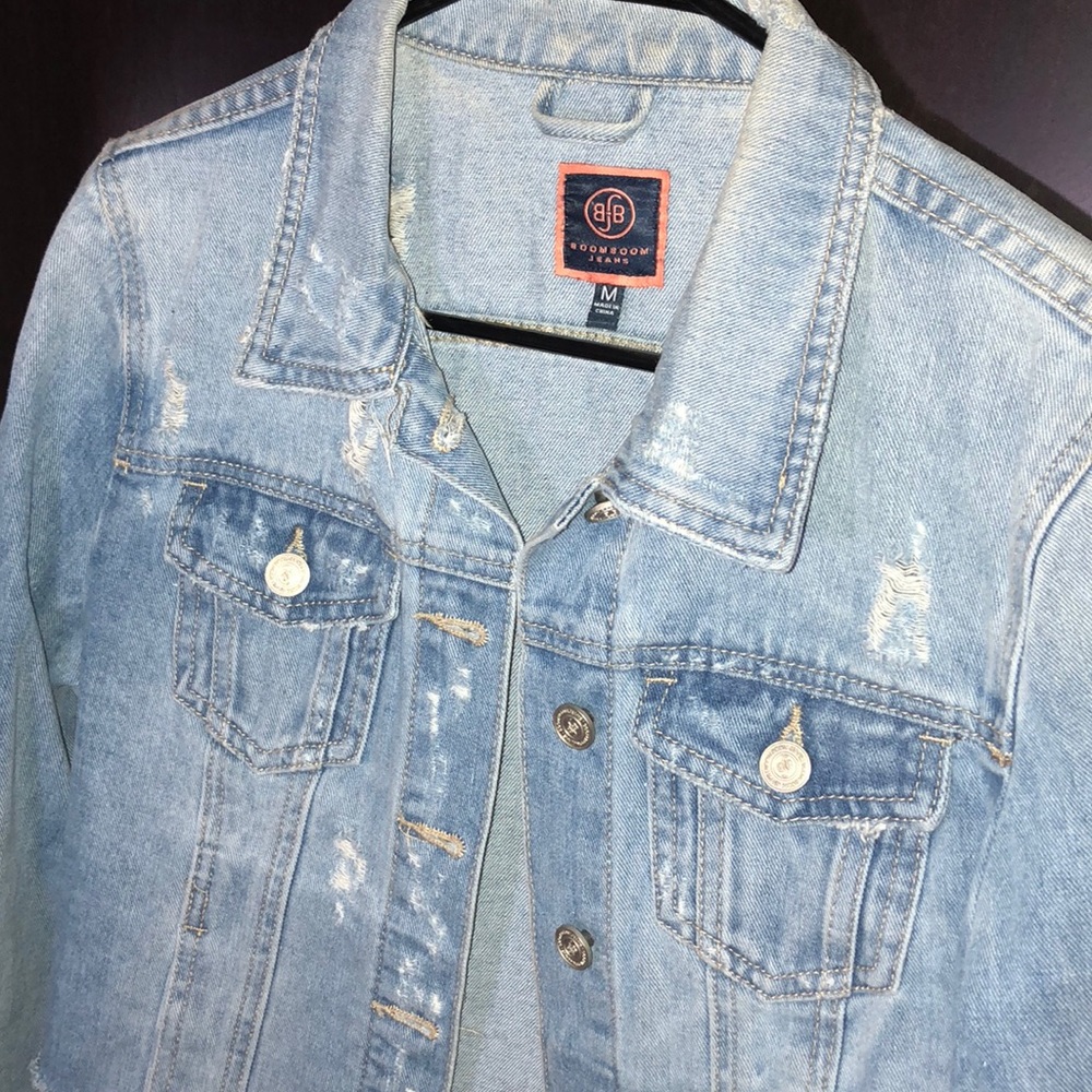 Distressed Jean Jacket - Picture 2 of 7